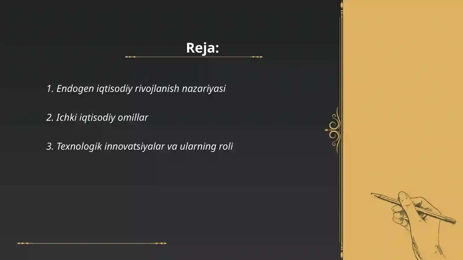 Endogen iqtisodiy talimot 2