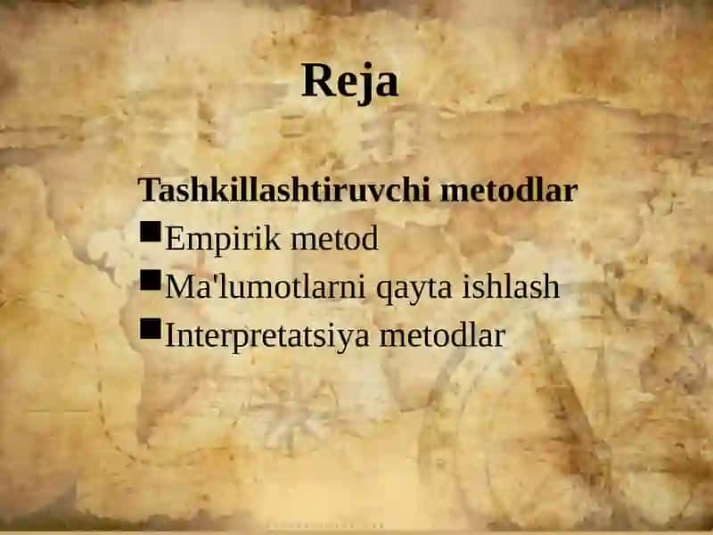 Tarixni oʻrganish ilmiy metodlaril 17 betdan iborat 2