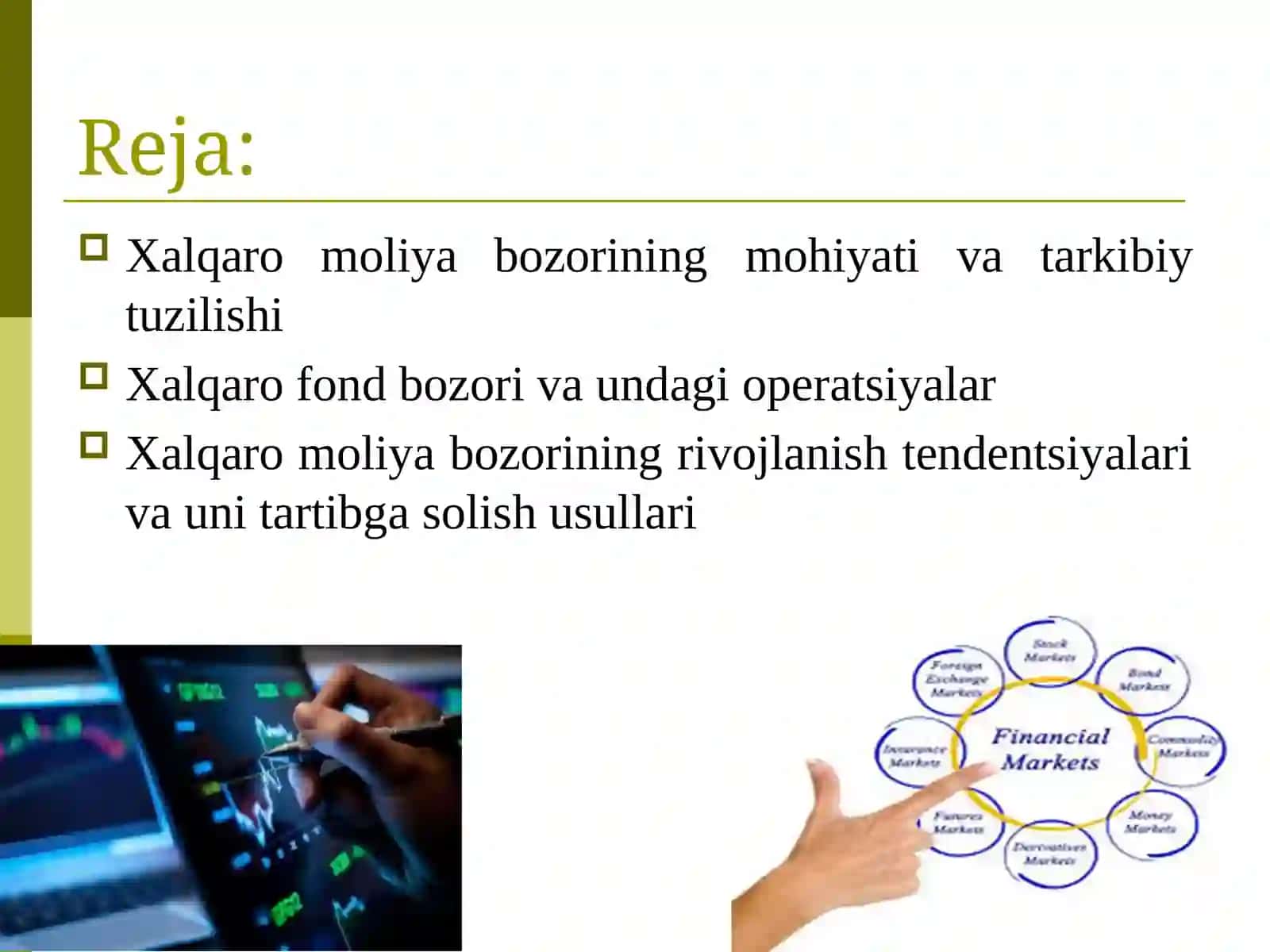 Xalqaro moliya bozori 2