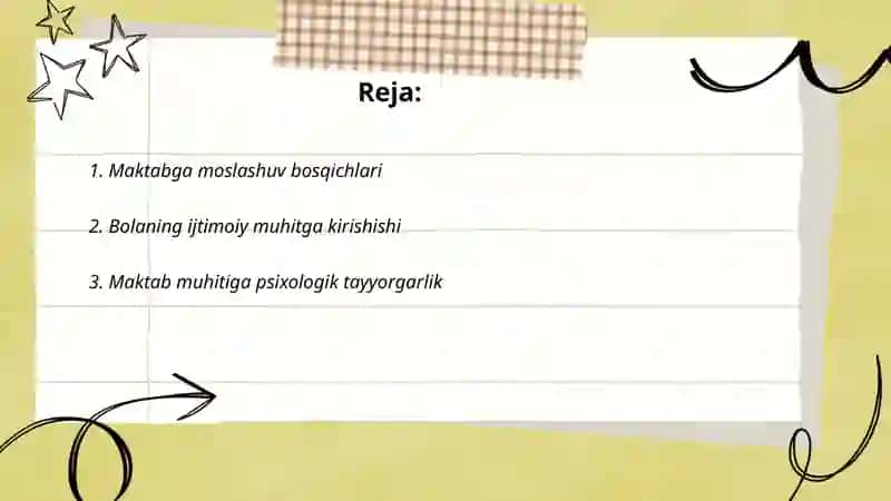Kichik maktab yoshidagi bolaning maktabga moslashishi muammosi 2