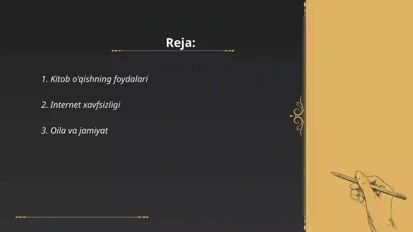 Kitob o'qishning foydalari 2