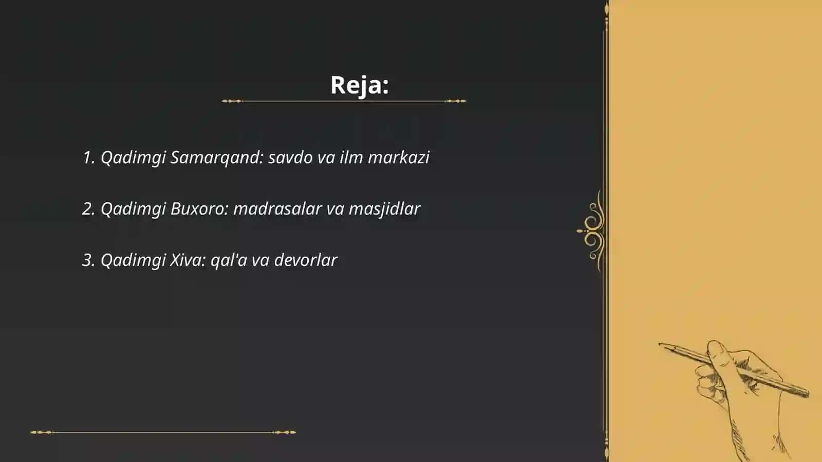 Qadimgi Samarqand: savdo va ilm markazi 2