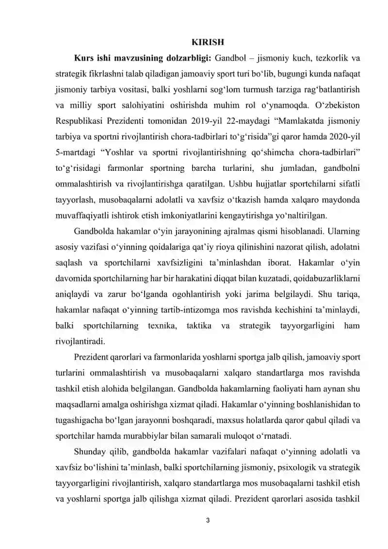Gandbol oʻyinida xakamlar vazifasi 2