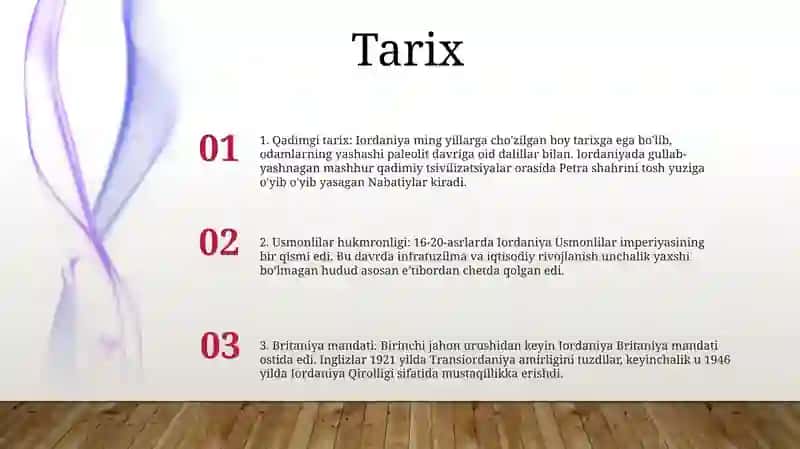 Iordaniya Tarixi 2
