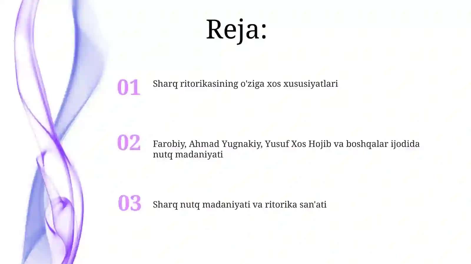 Sharqda nutq madaniyati va notiqlik san'ati 2