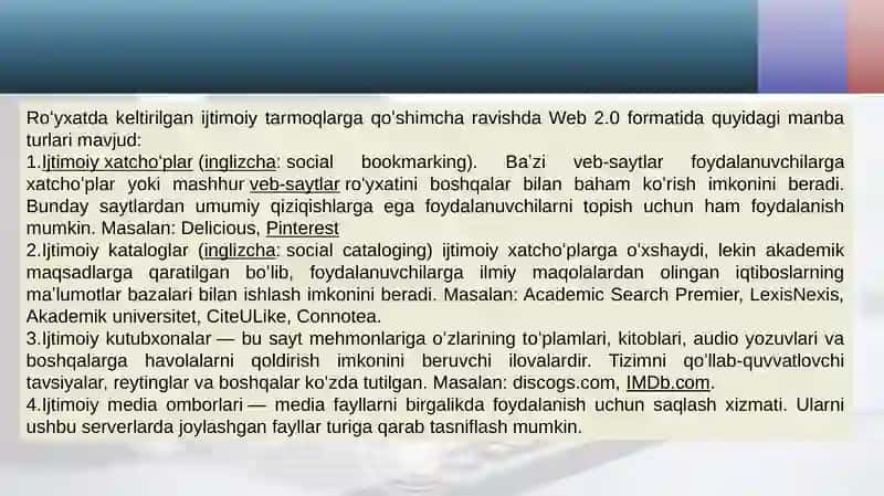 Ijtimoiy tarmoqlarning ommalashuvi 2