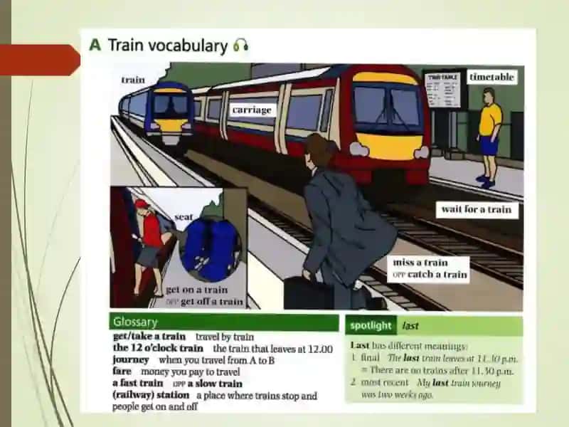 LESSON 7. I CAN GET AROUND ON TRAINS 2