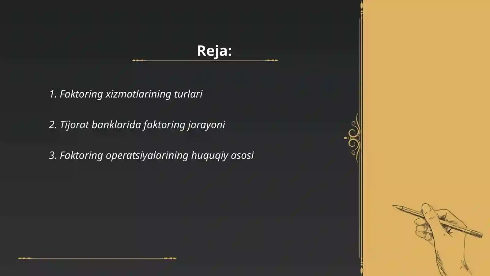 Tijorat banklarining faktoring kredit operatsiyalari 2