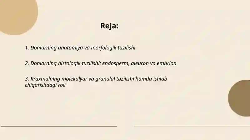 Donlar tuzilishi va ishlab chiqarishdagi ahamyati 2