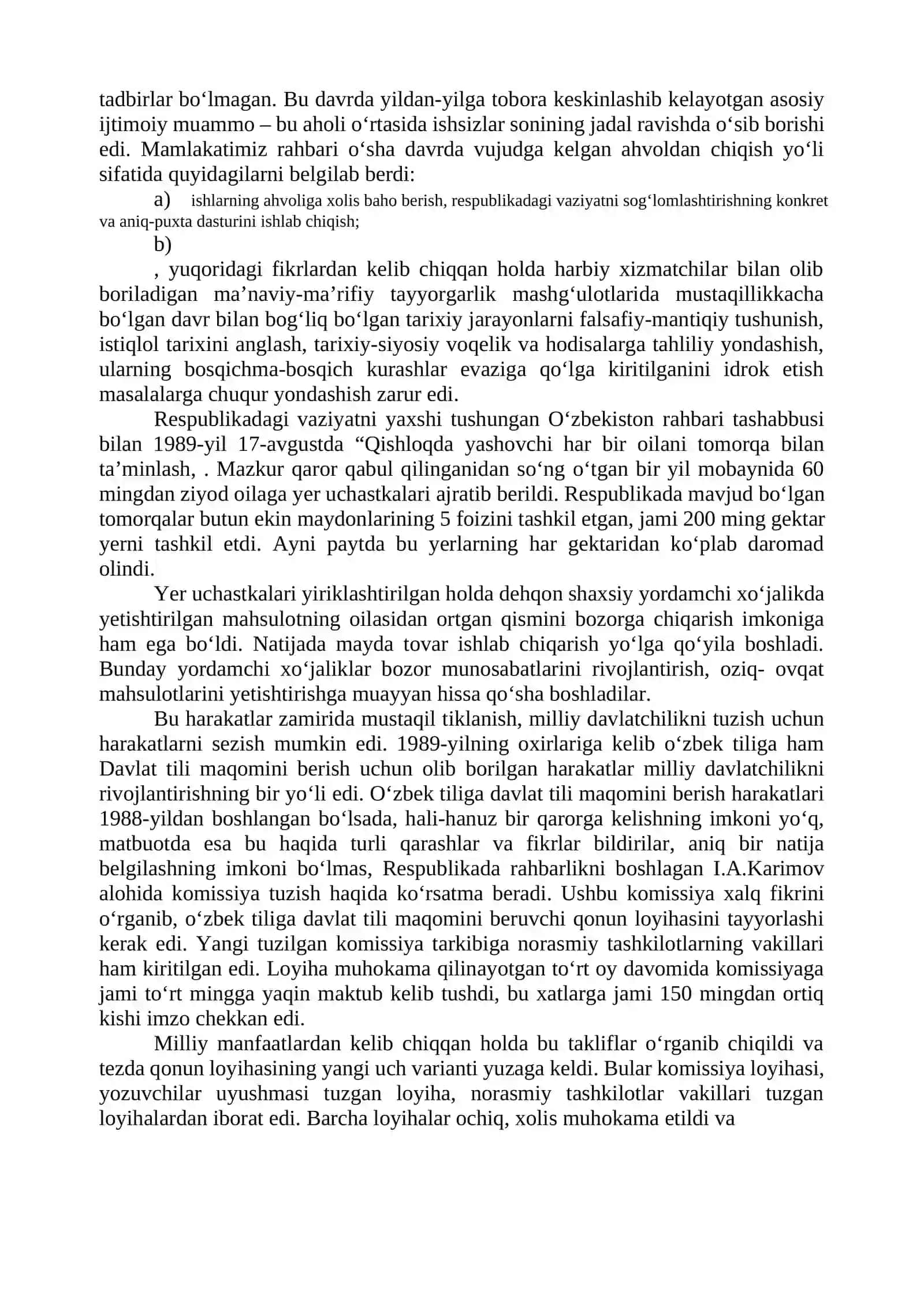 MUSTAQIL O‘ZBEKISTON RESPUBLIKASINING TASHKIL TOPISHI VA UNING TARIXIY AHAMIYATI 2