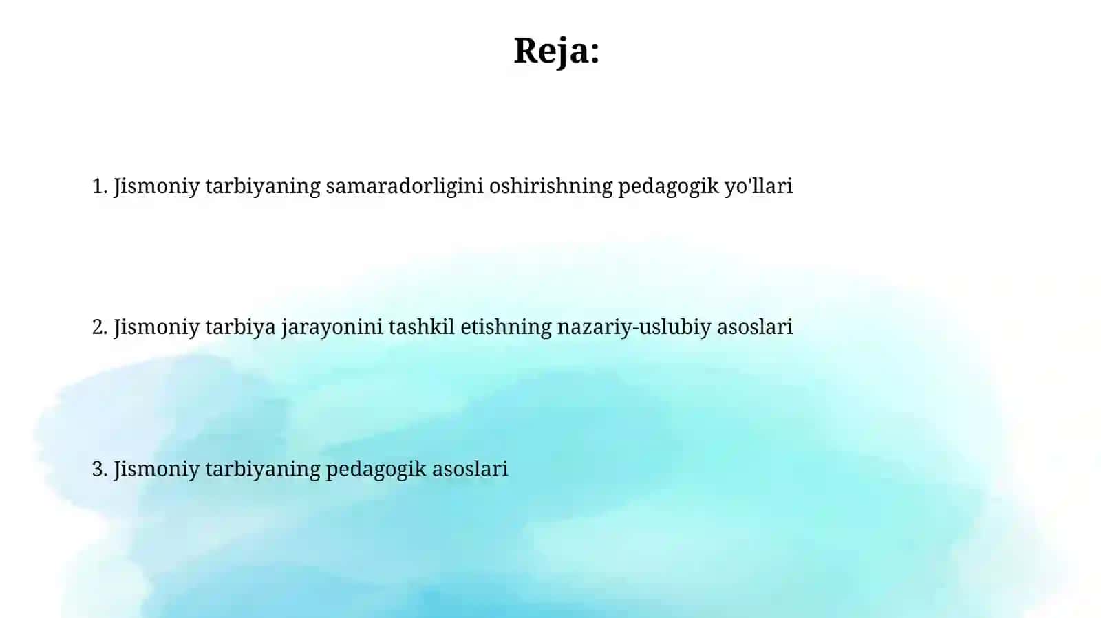 Jismoniy tarbiyaning pedagogik asoslari 2