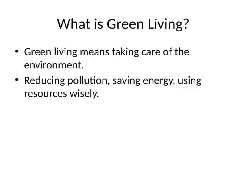Green Living 2