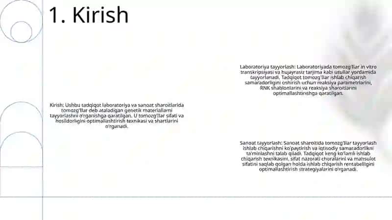 TomizgʻIlarni Laboratoriya Va Ishlab Chiqarish Sharoitida Tayyorlashni OʻRganish 2