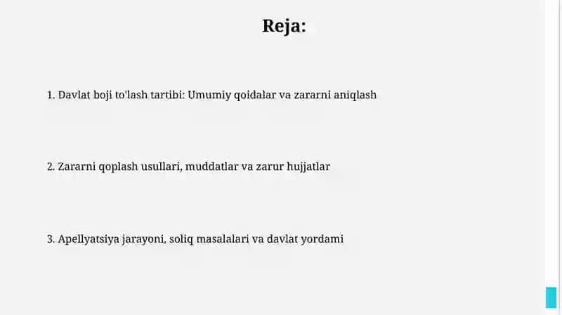 Davlat Bojini To'lash Tartibi 2