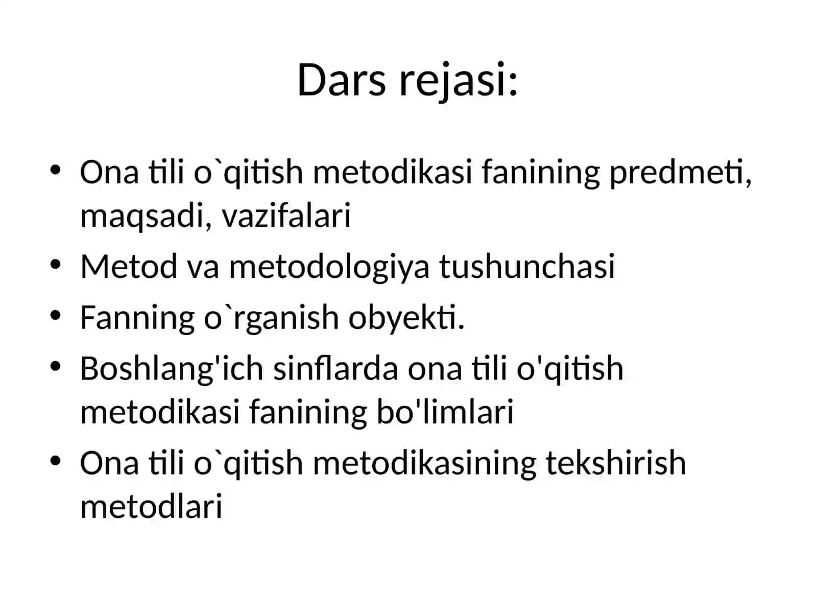 Boshlang`ich ta’limda ona tili oqitish metodologiyasi 2