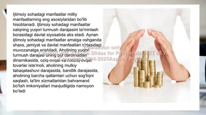 Aholining turmush darajasi va sifatini oshirishning ijtimoiy xavfsizlikni ta'minlashdagi ahamiyati 2