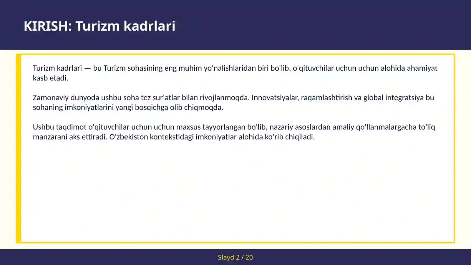 Turizm kadrlari 2