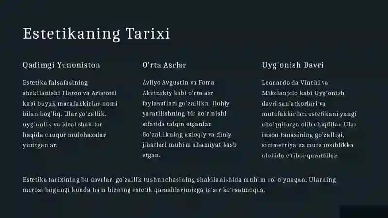 Estetika: Go'zallik va San'atning falsafasi 2