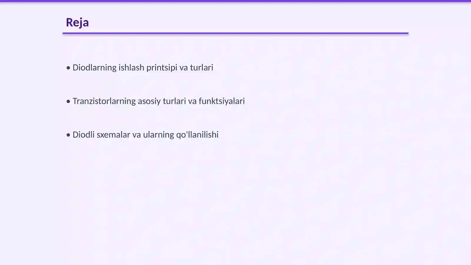 diodli va tranzistorli sxemalar 2