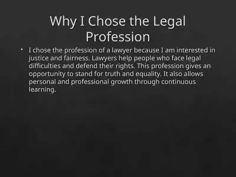 My Future Profession – A Lawyer 2