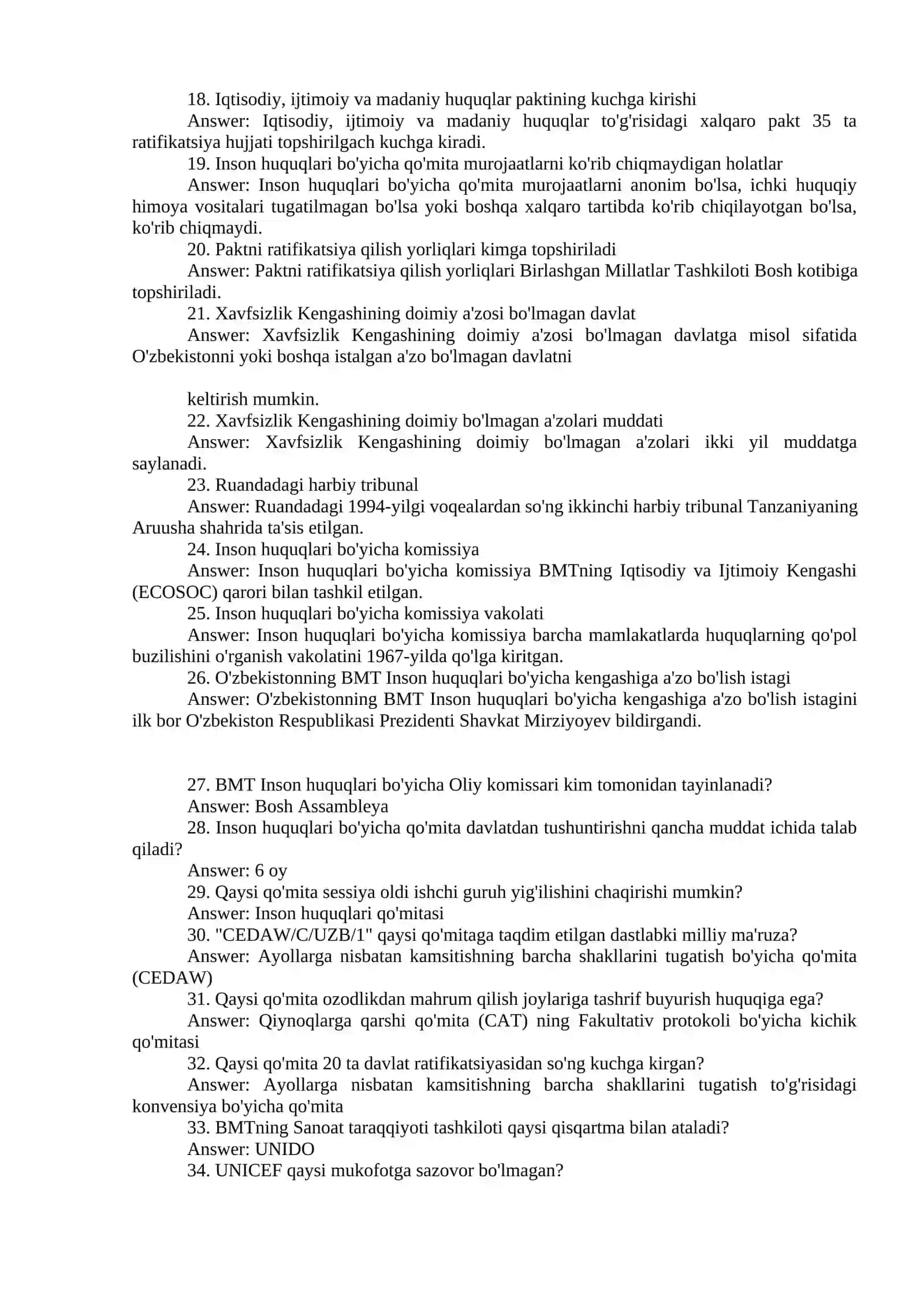 Inson huquqlariga subyektiv ta'rif 2
