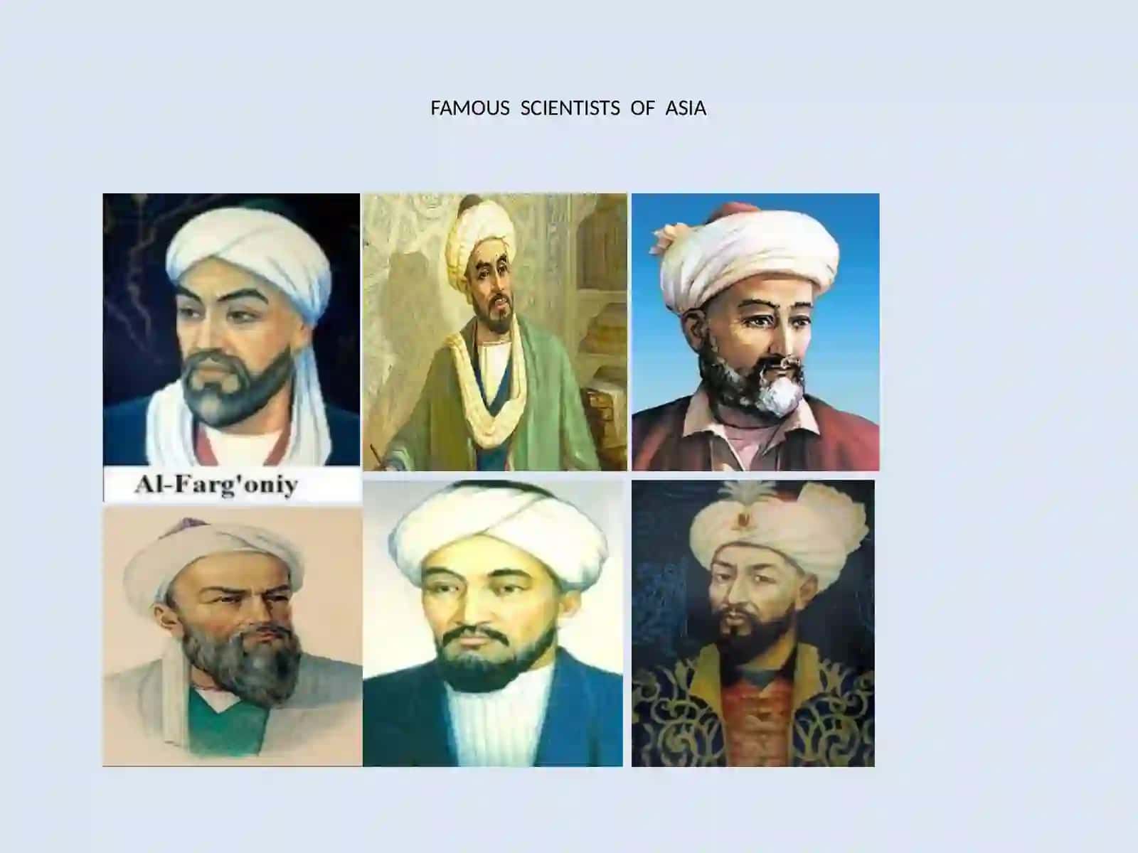 FAMOUS SCIENTISTS OF ASIA 2