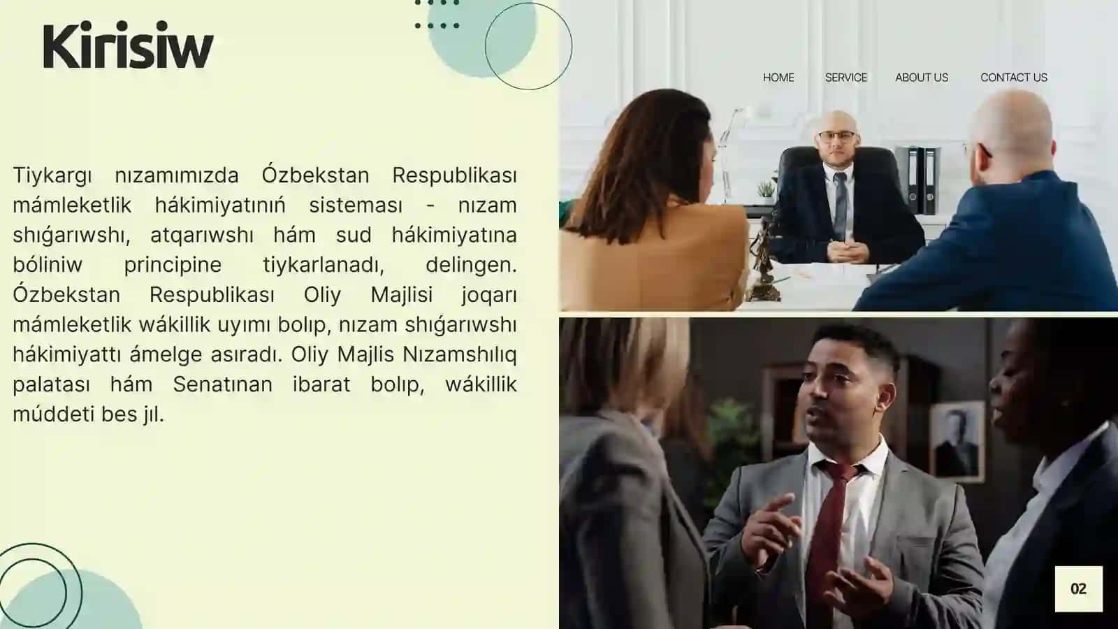 Oliy majlis nızam palatası spiker wakillikleri 2