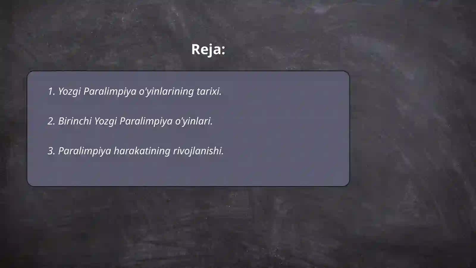 Yozgi Paralimpiya tarixi 2