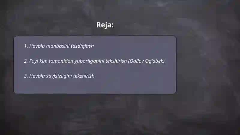 Shahrisabz davlat pedagogika instituti biologiya yoʻnalishi 2-25-guruh talabasi Odilova Marjonabonuning taqdimoti 2
