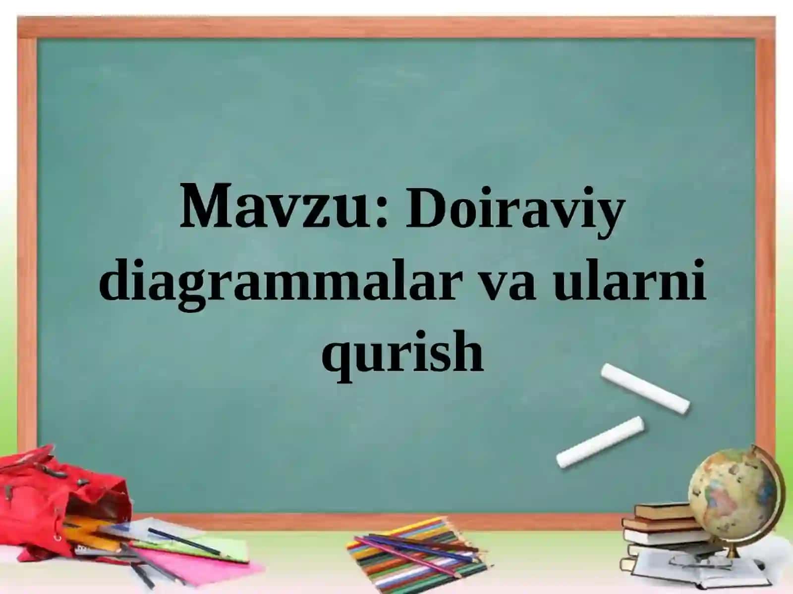Matematika fanidagi doiraviy diagrammalar 2
