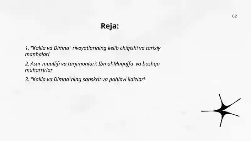 Kalila va Dimna rivoyatlari 2