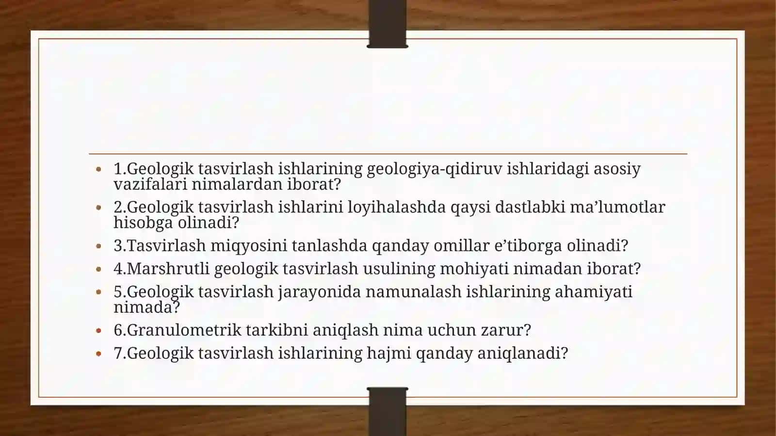 Geologiya-qidiruvishlariniloyihalashfanidan1-topshiriq 2