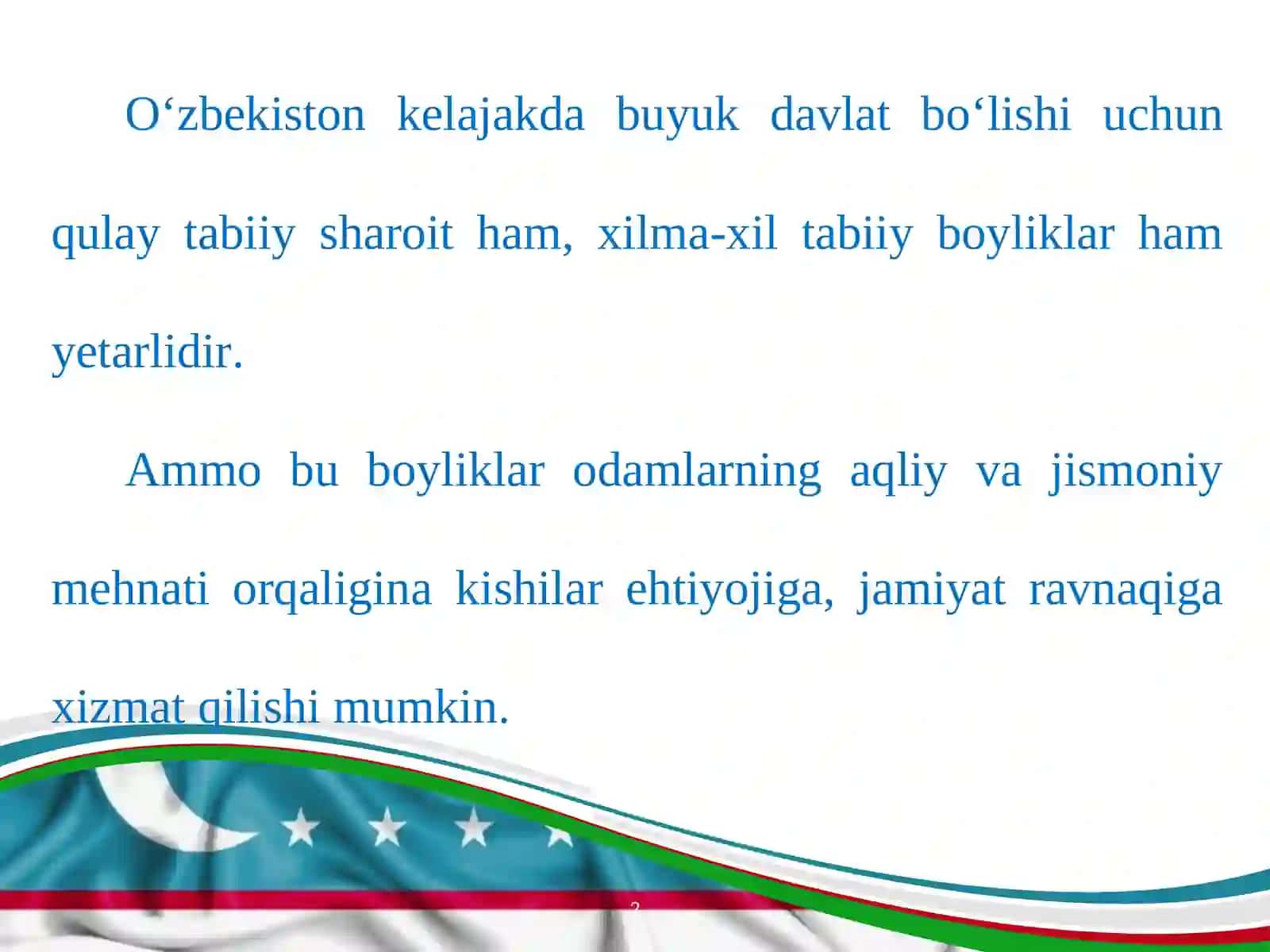 O‘zbekistonning aholisi 2