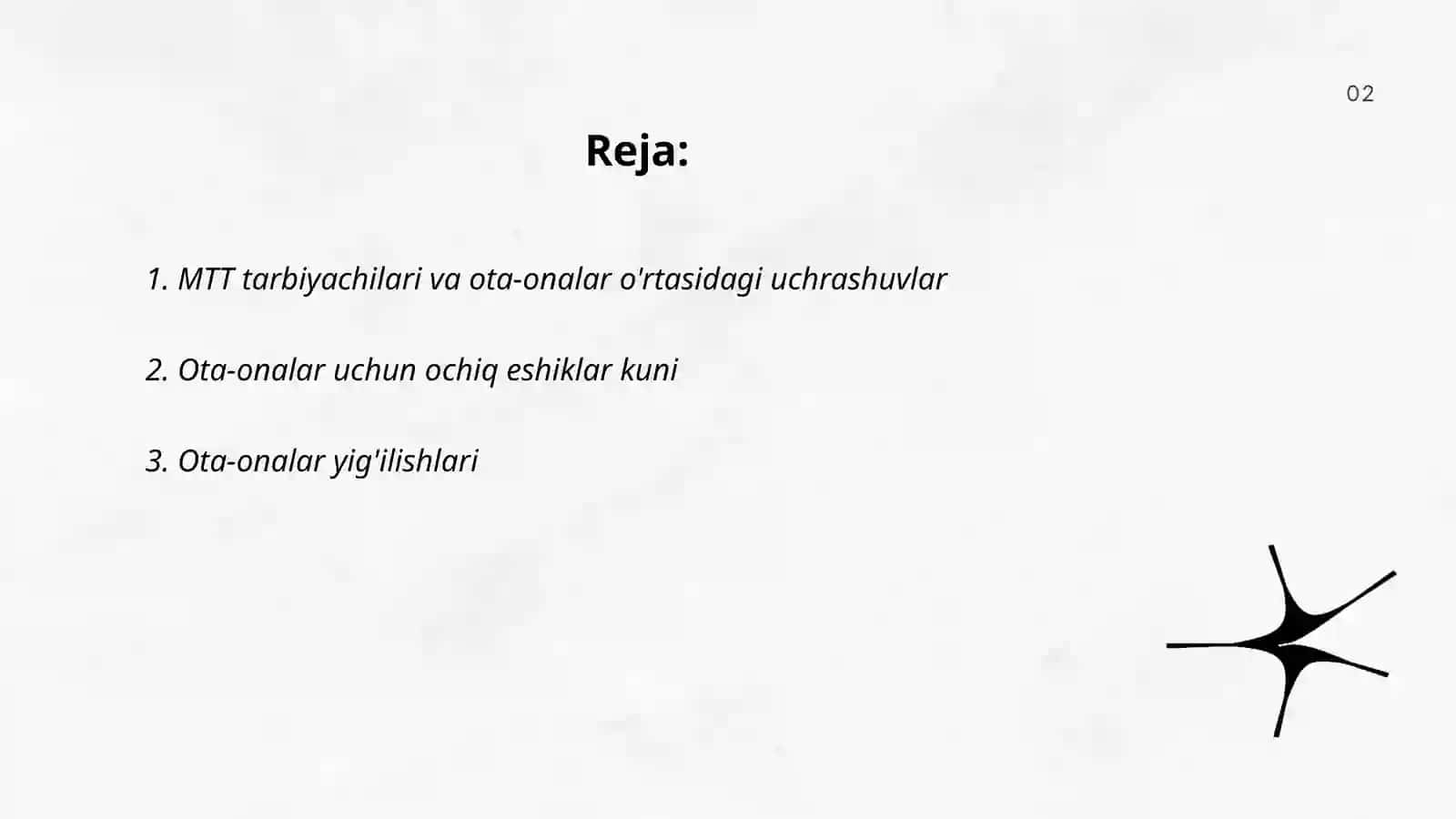 MTT tarbiyachilari va ota-onalar o'rtasidagi uchrashuvlar 2