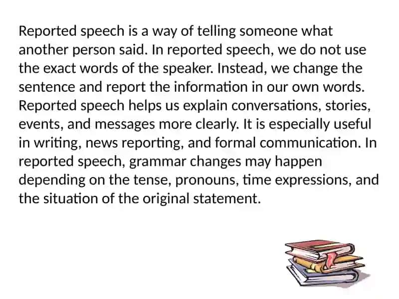 Reported Speech 2