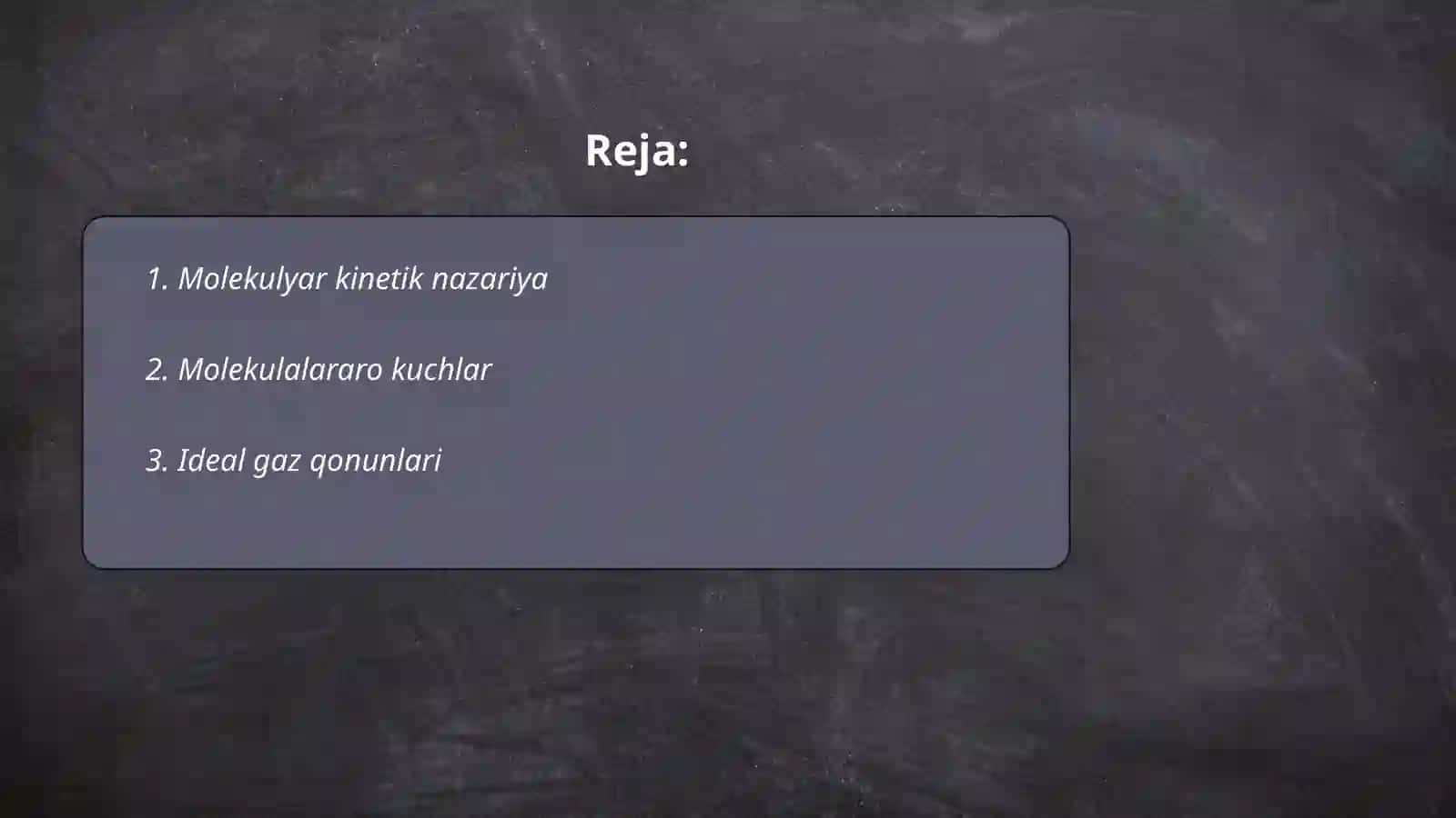 Molekulyar Fizika 2
