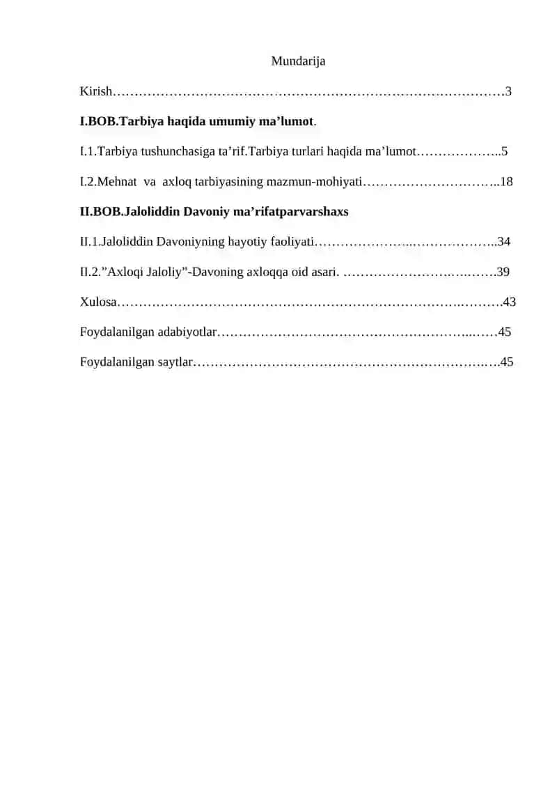 Jaloliddin Davoniyning tarbiya haqidagi qarashlari 2