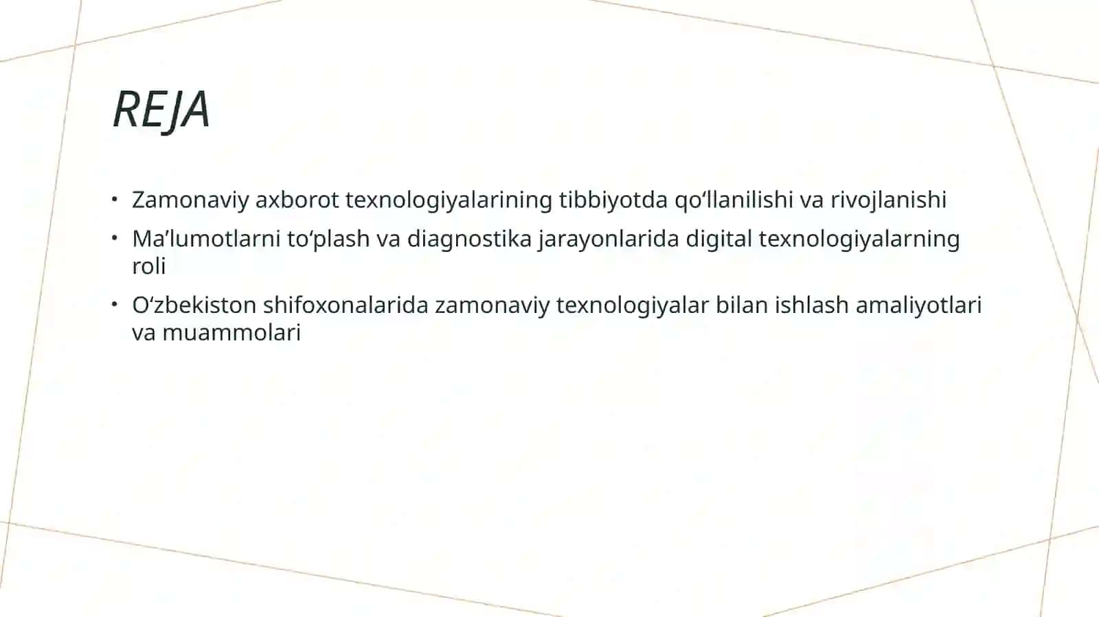 Zamonaviy Axborot Texnologiyalarining Tibbiyotda Rivojlanishi va Innovatsiyalari 2