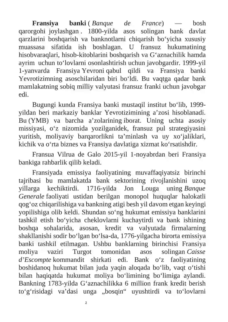 Germaniya markaziya banki va uning faoliyati 2