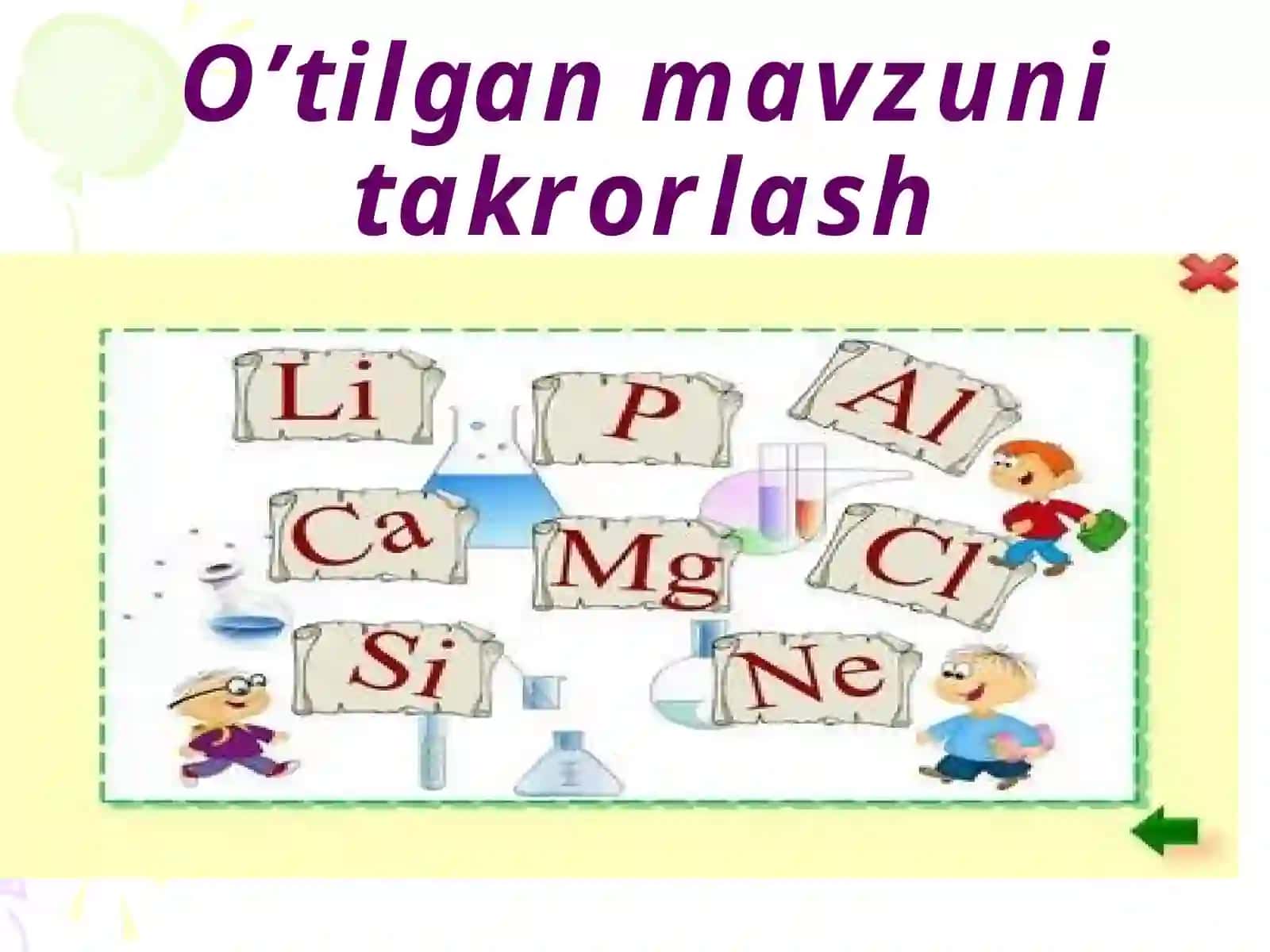 Tabiat sirlarini o'rganar Kimyo 2