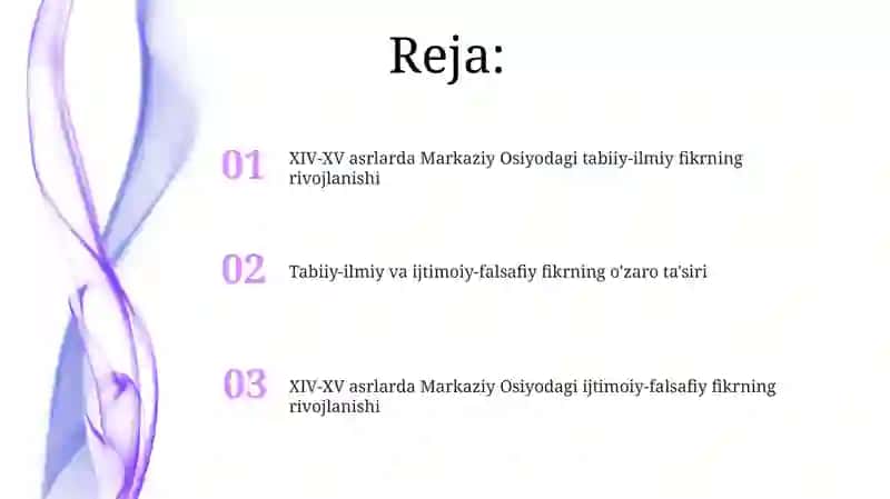 XIV-XV asrda Markaziy Osiyodagi tabiiy-ilmiy va ijtimoiy-falsafiy fikrlar rivoji 2