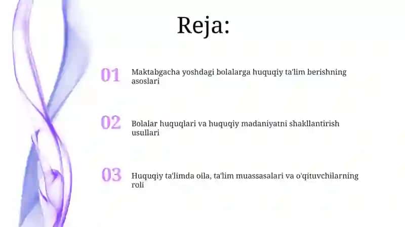 Maktabgacha yoshdagi bolalarning huquqiy ta'limi 2