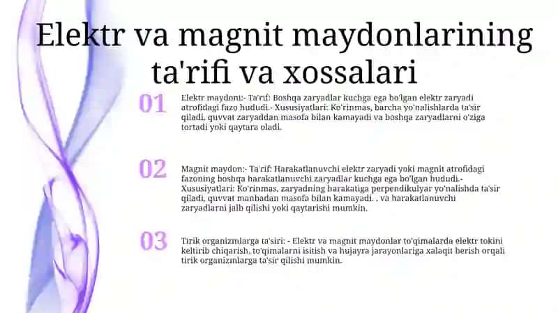 Elektr Va Magnit Maydonlari Va Ularning Tirik Organizmga Tasiri 2