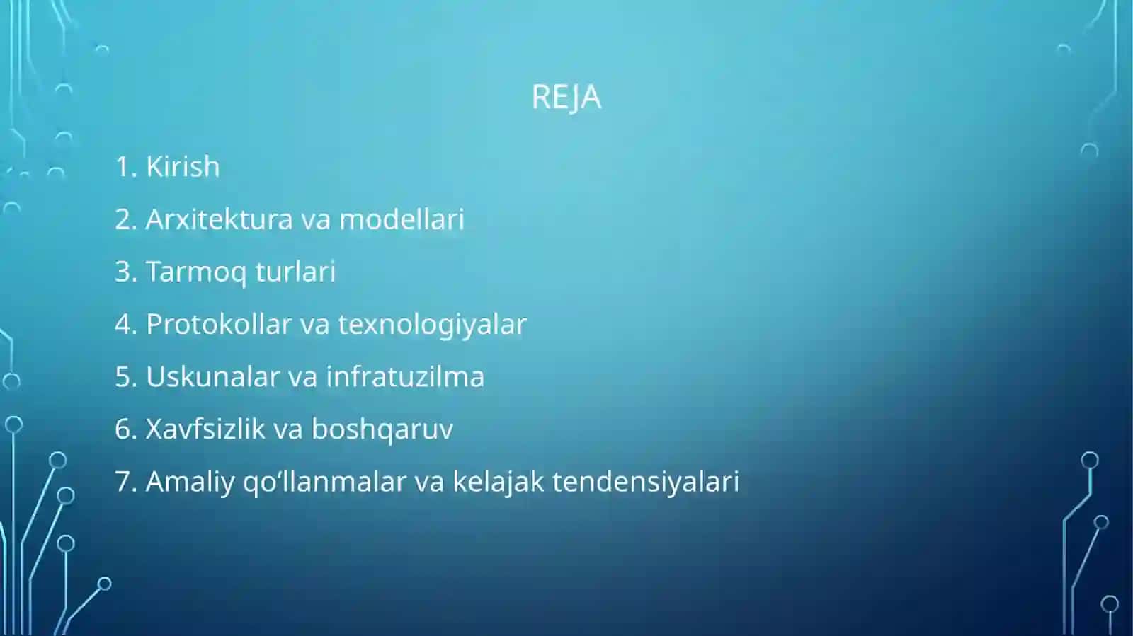 Kompyuter tarmoqlari va turlari 2