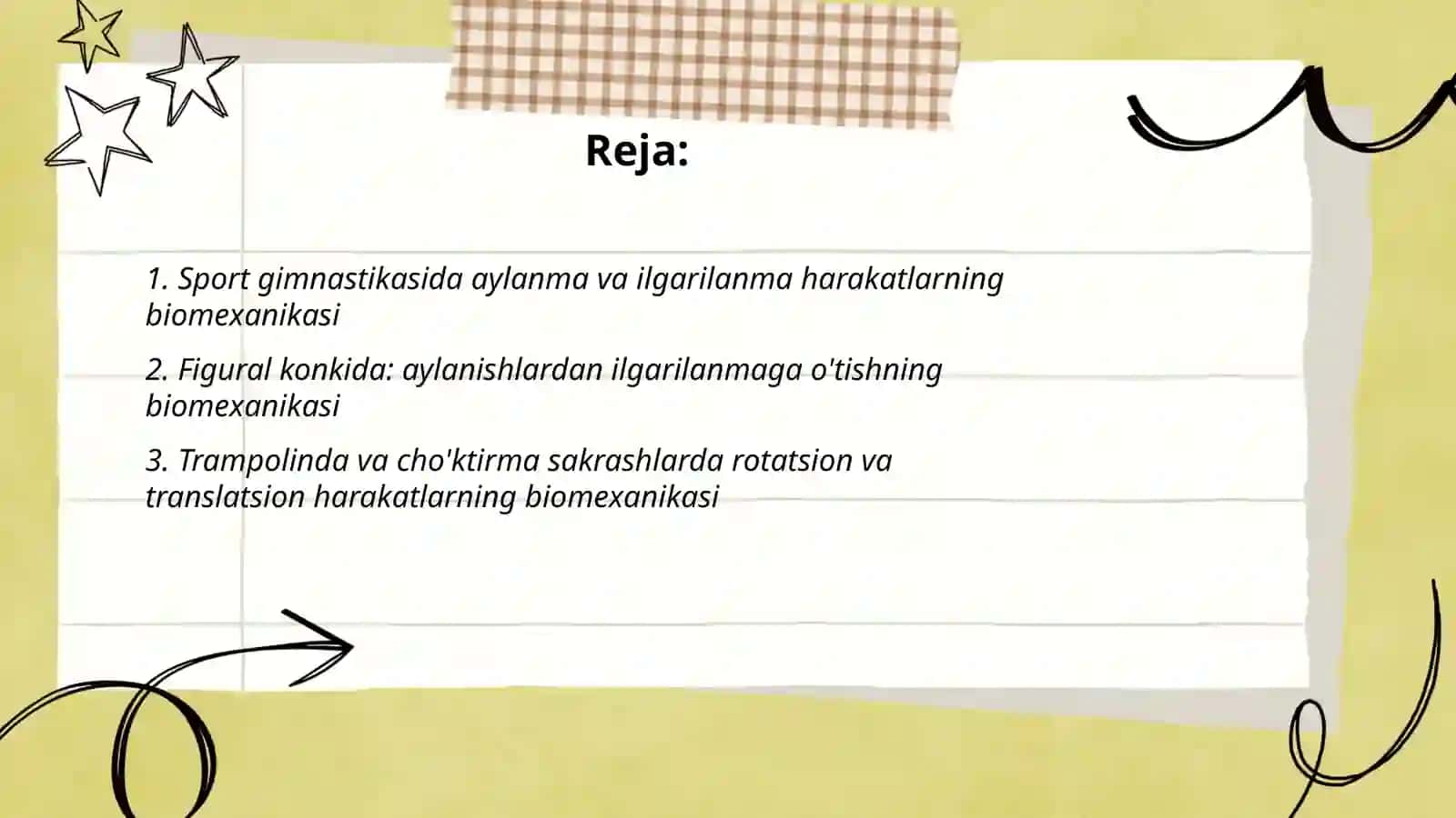 Ayrim sport turlari biomexanikasi 2