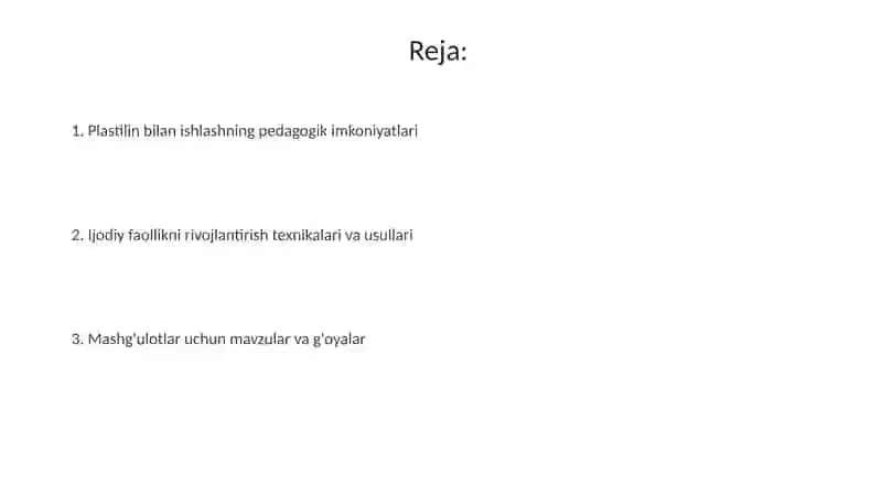 Plastilin bilan ishlash orqali bolalarda ijodiy faoliyatni shakillantirish 2