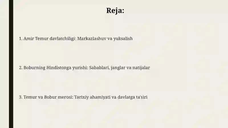 Oʻzbekiston tarixi taqdimot 2