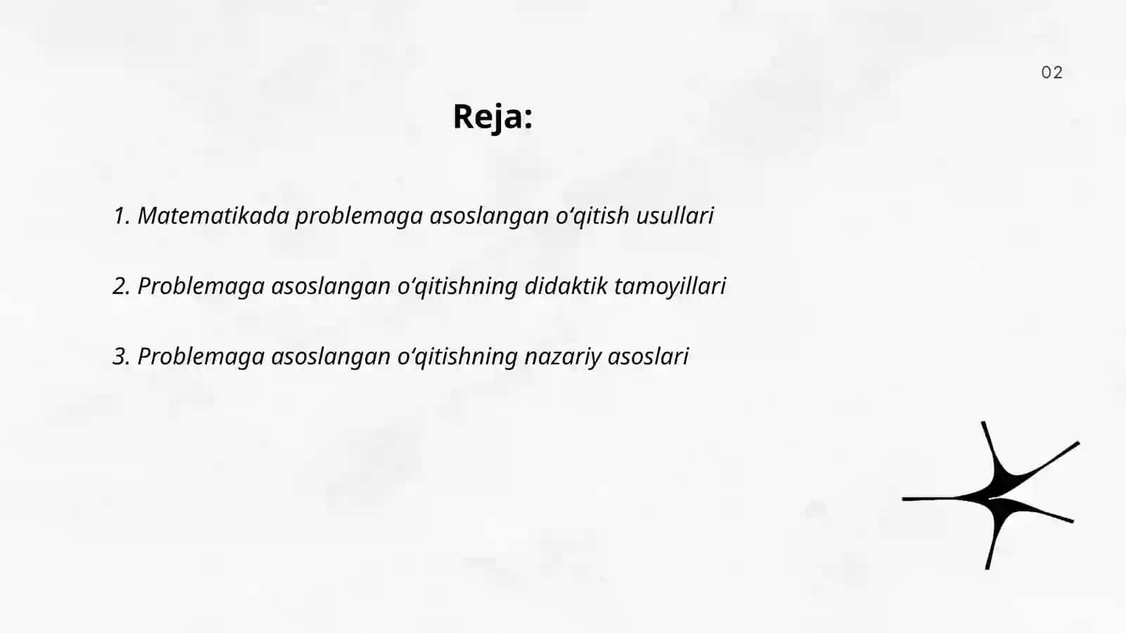 Matematikada problemaga asoslangan oʻqitishning samaradorligi 2