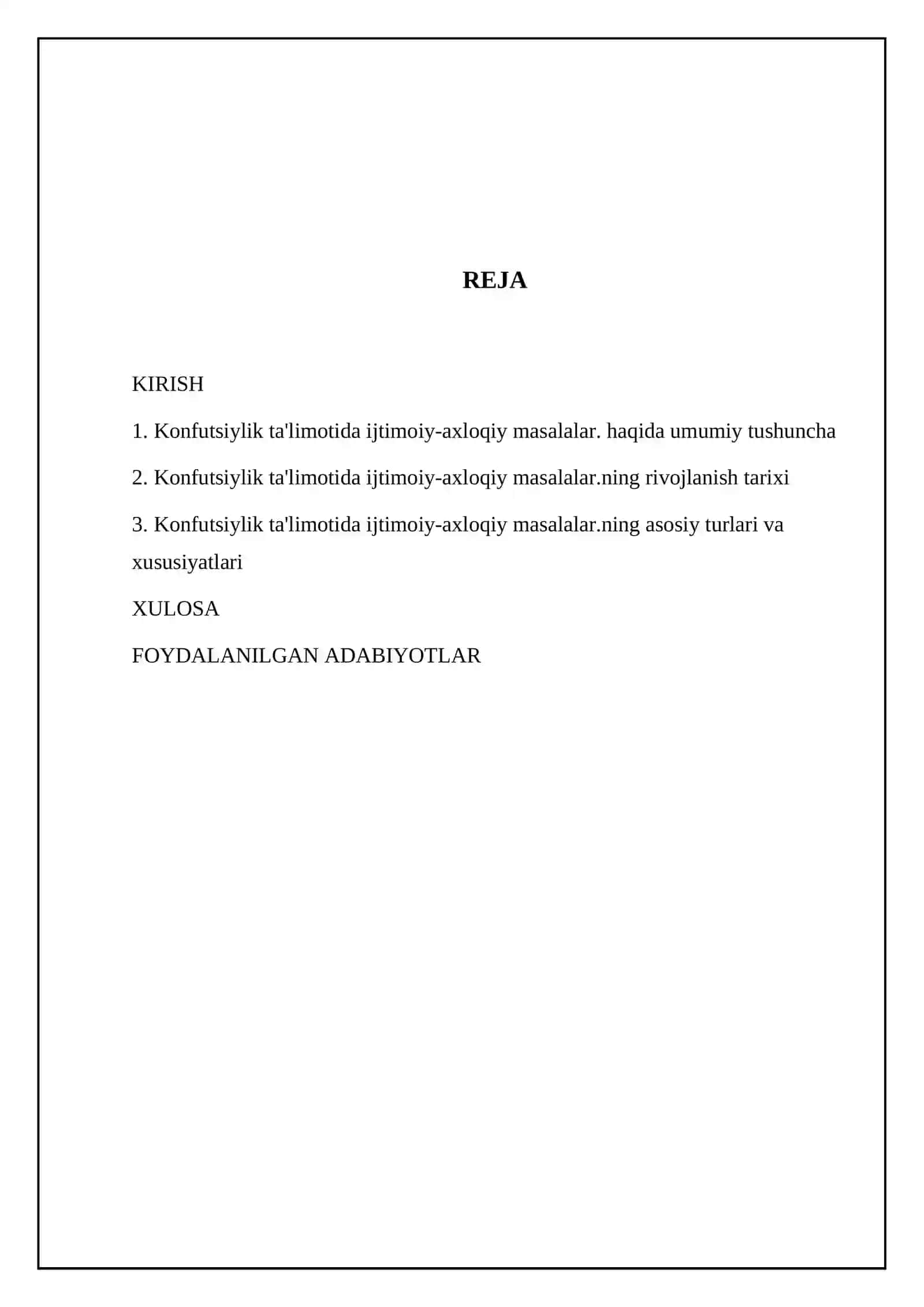 Konfutsiylik ta'limotida ijtimoiy-axloqiy masalalar 2