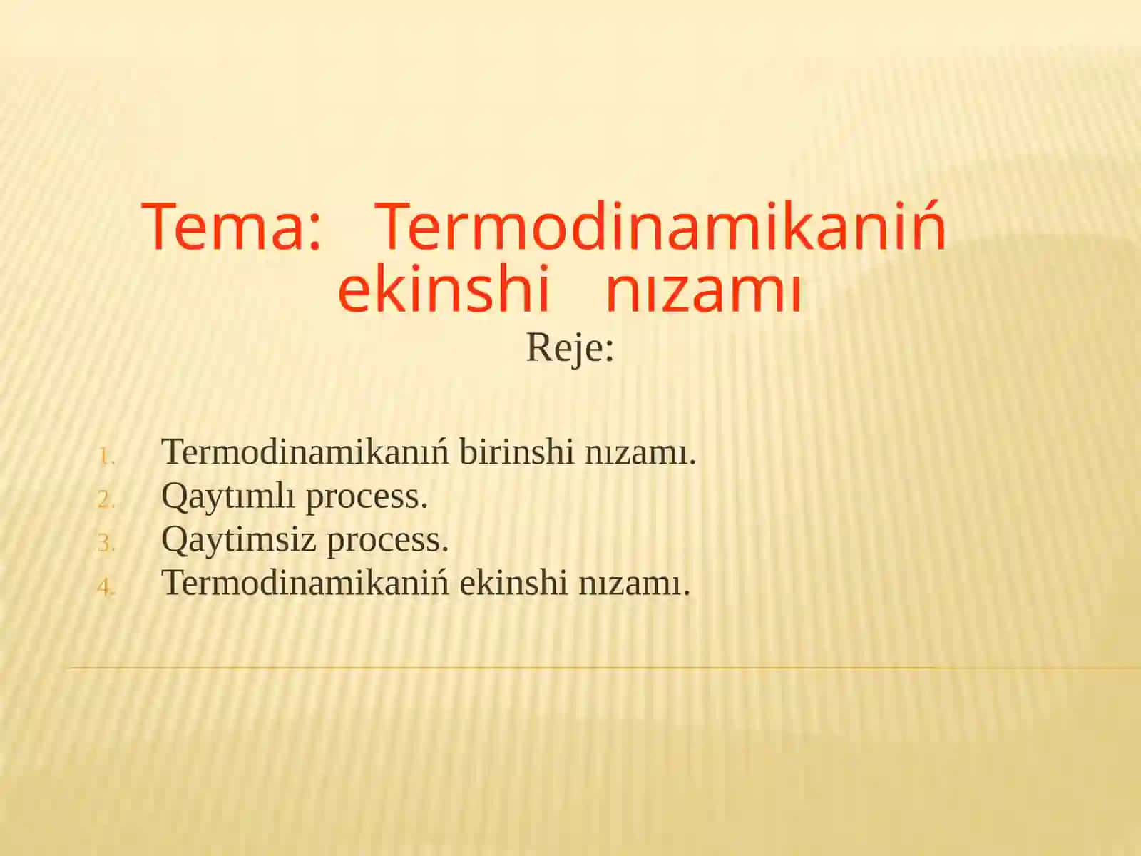 Ájiniyaz atındaǵı NMPIFizika – matematika fakulteti4 “A” – FAOM topar talabası 2